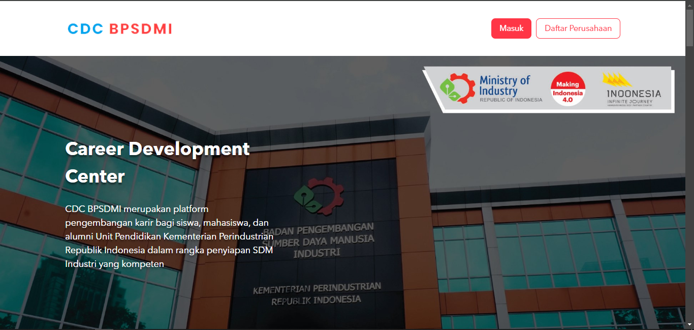 Career Development Center BPSDMI